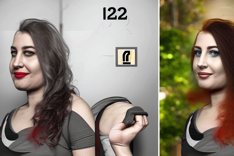 A before-and-after comparison showing the transformation achieved by using Adobe Photoshop on an ordinary photograph