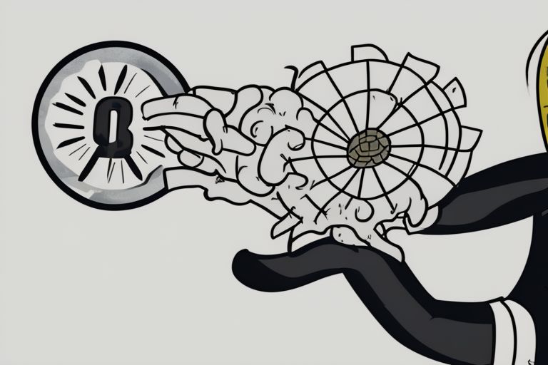 A cartoon image of a ninja holding a fan with the words “Crypto Ninja” written on it.