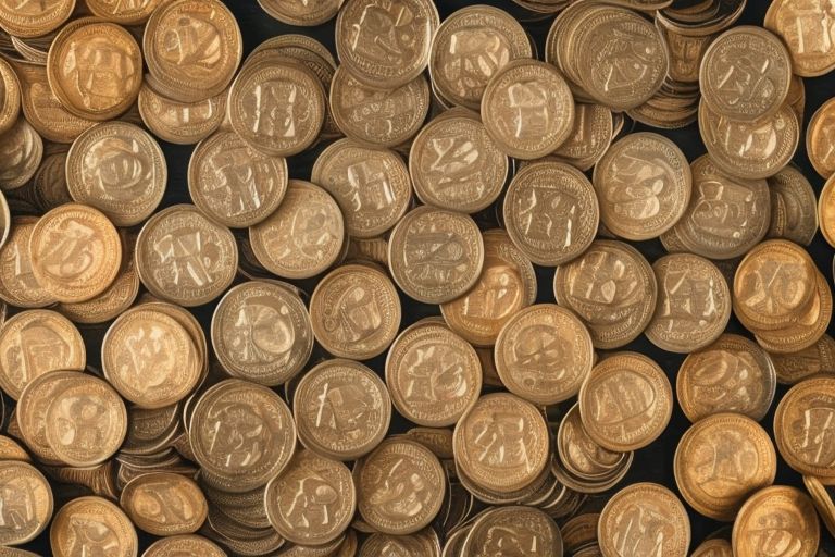 A close-up image of coins spilling out onto a table with text overlay reading "Cash Still Relevant?"