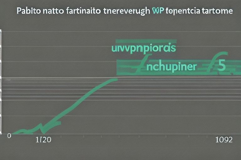 A graph showing the increasing ratio between Artificial Intelligence (AI) and Woke Pablum (WP). The graph shows an upward trend which eventually levels off at 1:99 – representing an asymptotic approach towards this ratio over time.