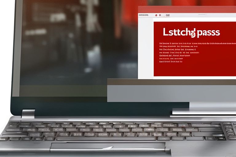 A person typing in a password with text reading 'Lastpass Breach' overlaid onto the image