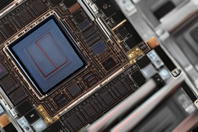 A photo of an iPhone featuring a 3nm chip inside its case