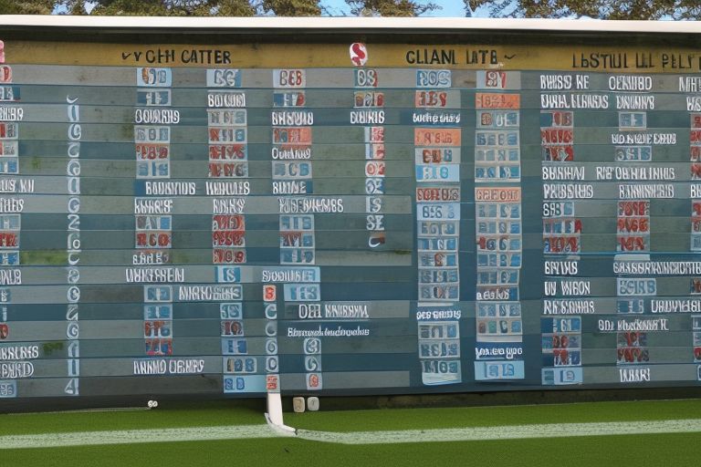 A photo showing a lineup board featuring both Man City's and Liverpool's predicted lineups for their upcoming clash against each other