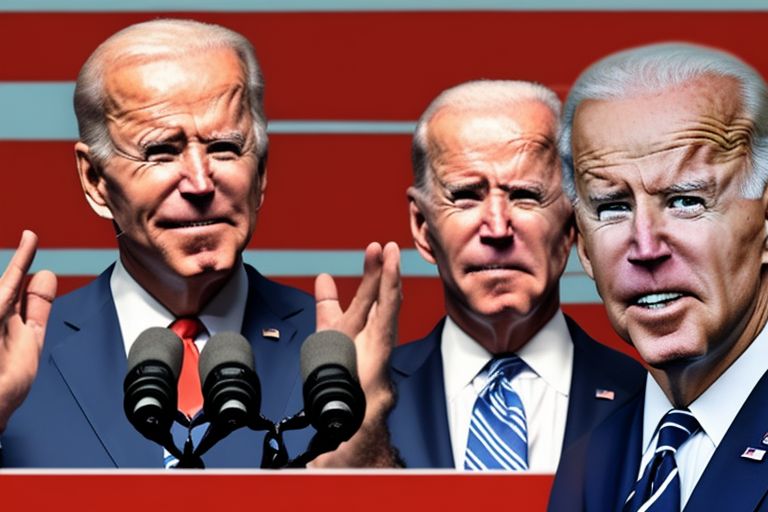 A photo showing President Joe Biden with a headline reading “Judge Slams President Biden as ‘Liar-in-Chief’ Amid Afghanistan Exit Fallout”