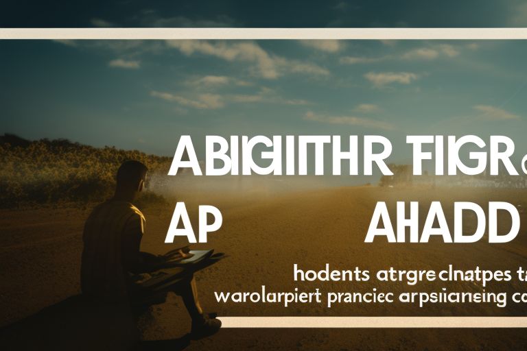 A picture of a person using an app on their phone with text overlay saying "A Brighter Future Ahead"