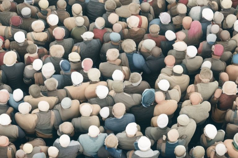 A picture showing a group people standing together with arms crossed over their chests representing different parties coming together (government officials/big pharma/law enforcement etc.)