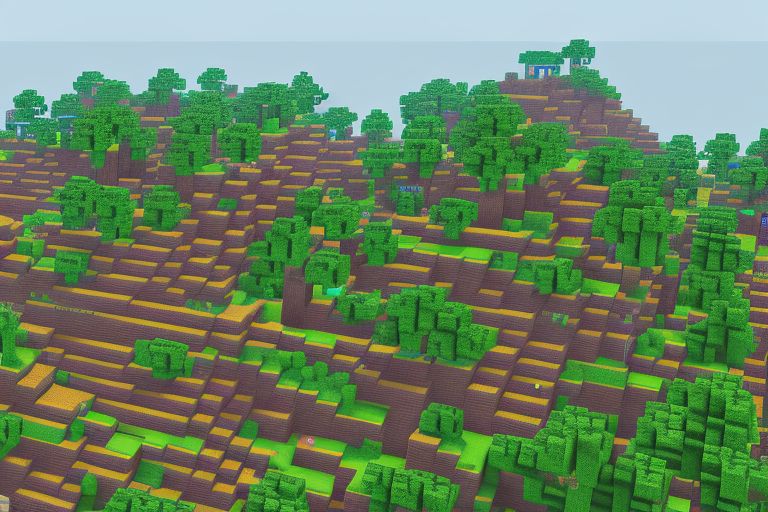 A screenshot of a Minecraft world with text reading "New Way To Convert Education Edition Worlds To Java And Bedrock" overlaid on top of it.